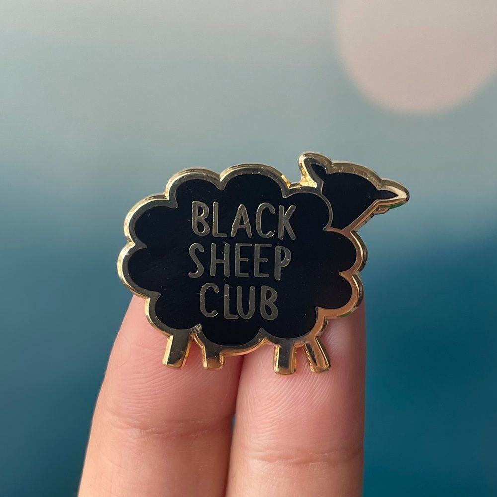 Black Sheep Club Enamel Pin/ Brooch Lapel